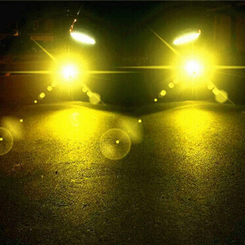 H11 H8 H16 80W 4000LM 3000K Yellow Tech LED Fog Lights Conversion Bulbs Kit |