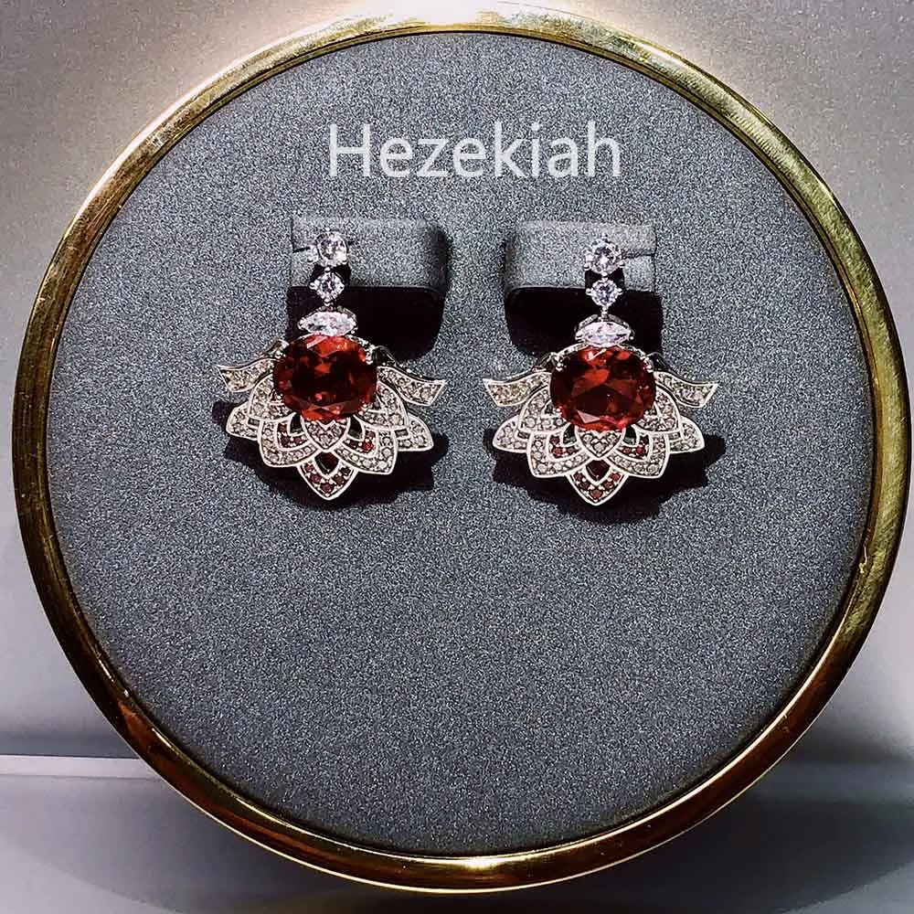 

Женские серьги-цветы Hezekiah, аристократические серьги, вечерние серьги для выпускного вечера