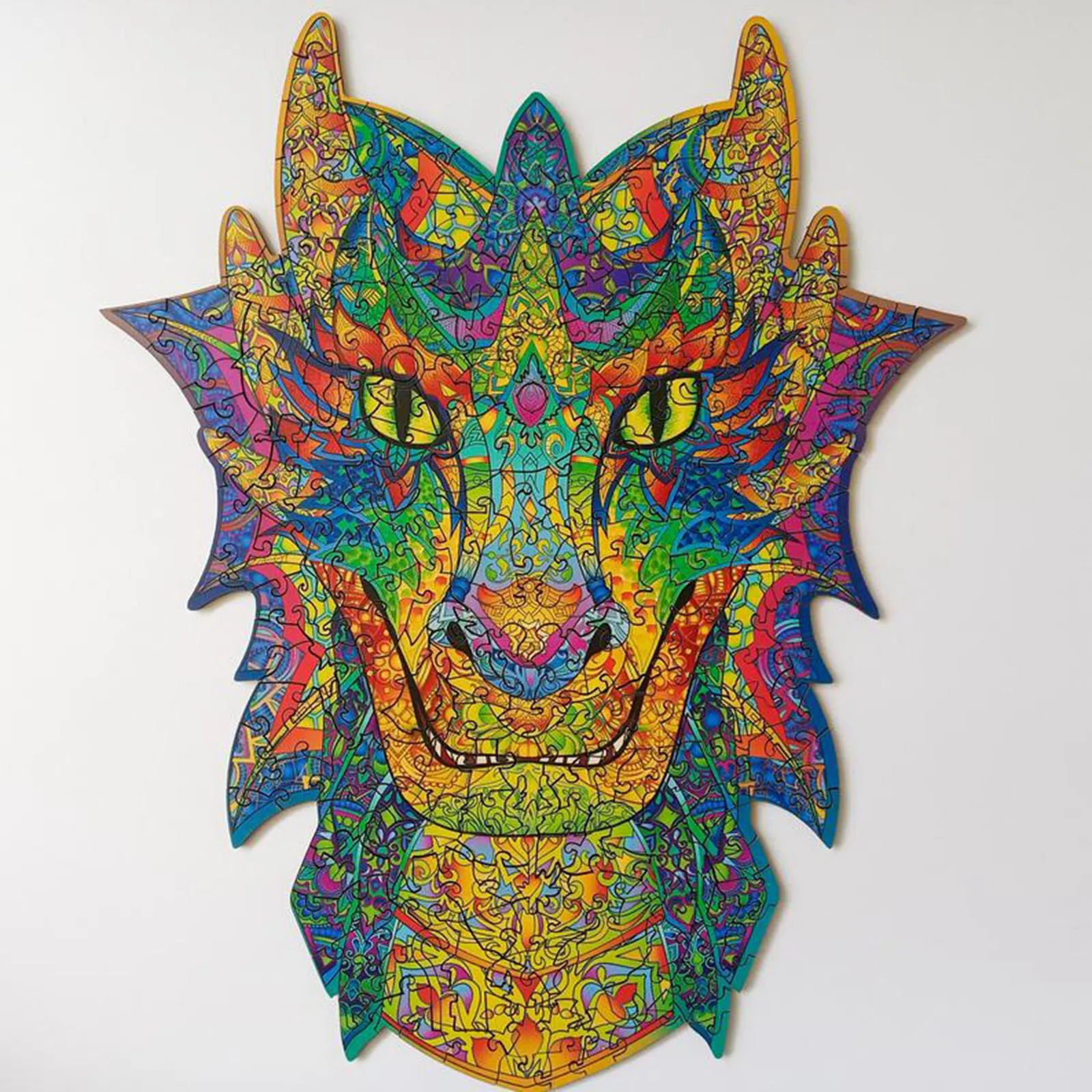 

130 pieces Dinosaur Irregular Wooden Jigsaw Puzzle Toys Children Educational Toys Adults Holiday Gifts Drop Ship
