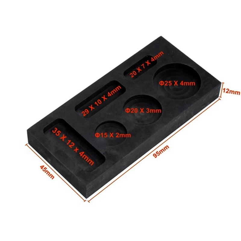 6 в 1 графит литье молд тигель металлообработка скребок монета комбинированная