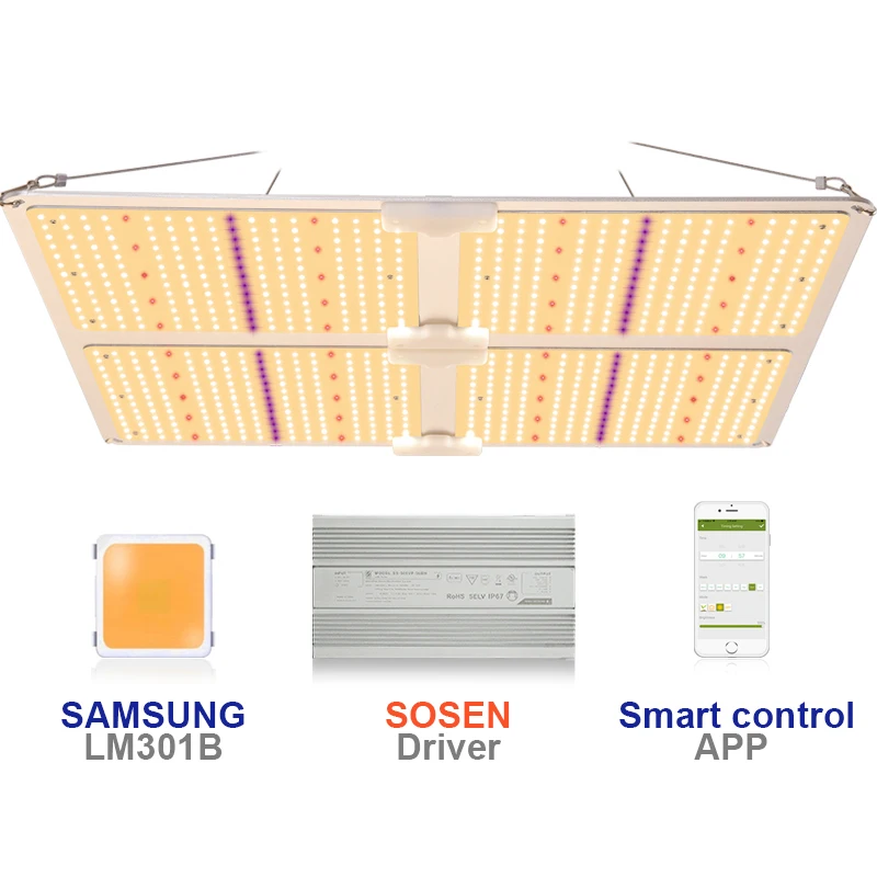 Светодиодная промышленная лампа 450 Вт SF4000 Samsung LM301B /LM301H полный спектр квантовая