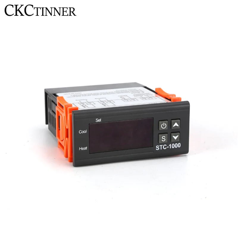 Цифровой светодиодный термостат регулятор температуры реле нагрева и
