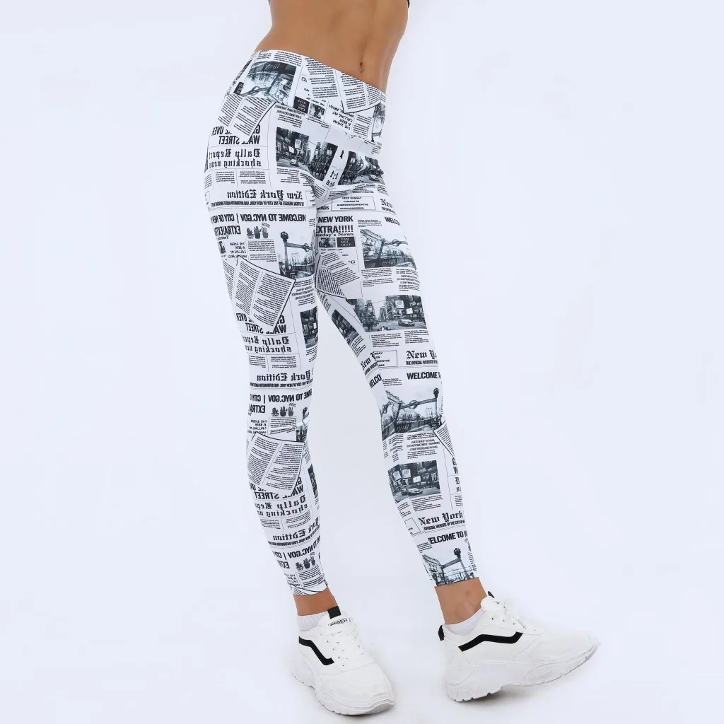 Women Printed Yoga Pants Push Up Seamless Leggings  Sport Fitness Tights High Waist  Workout Sweatpants Gym Exercise leggins
