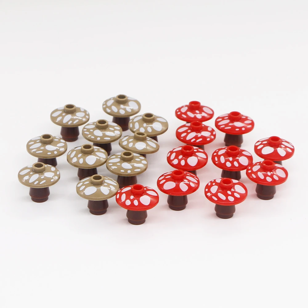 

Friends Accessories Building Blocks Mushroom Forest Tree Parts DIY MOC Plant Assemble Bricks Toys Compatible City Blocks