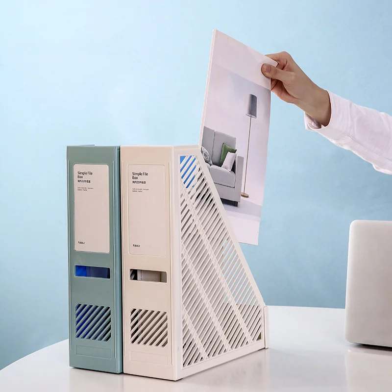 Офисная стойка для хранения информации Настольная книжная полка стеллаж файлов