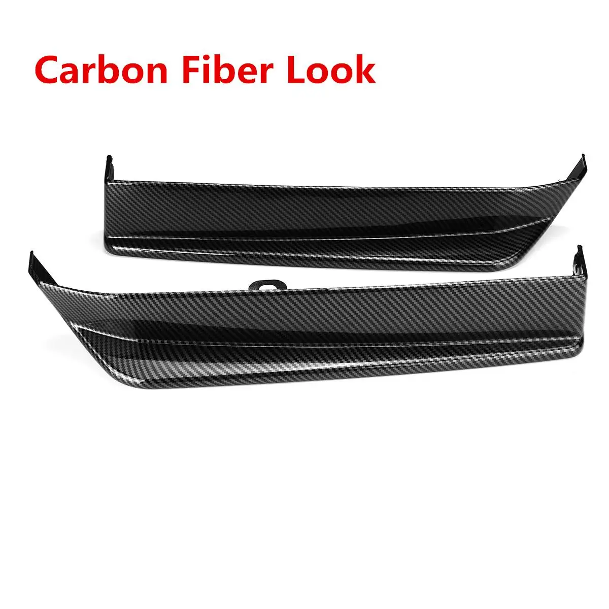 Фартуки для губ заднего бампера автомобиля 2 шт. разветвители диффузор протектор