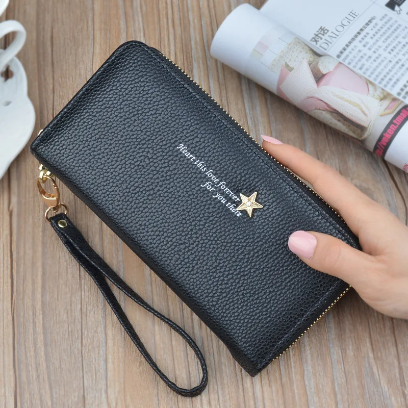Top Quality Women Wallets Long Zipper Purse Large Capacity Wallet Multifunctional Clutch Bag Cellphone Pouch Portafoglio Donna. | Багаж и