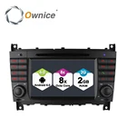 4G SIM LTE Octa 8 Core 2 DIN Android 6,0 Автомобильный DVD GPS для Mercedes W203 W219 2004-2007 C200 C230 C180 C320 C350 CLK W209 C class
