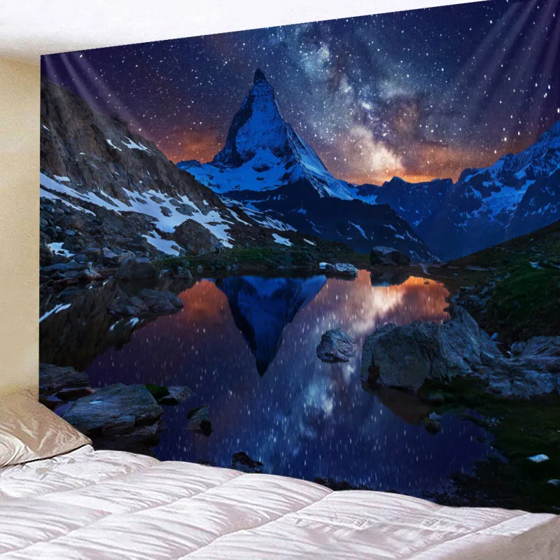 

Starry Black Hole Tapestries Wall For Home Deco Living Room Bedroom Large Size