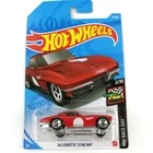 2021-10 автомобилей Hot Wheels 64 CORVETTE STING RAY 164 металлические Литые модели автомобилей, детские игрушки, подарок