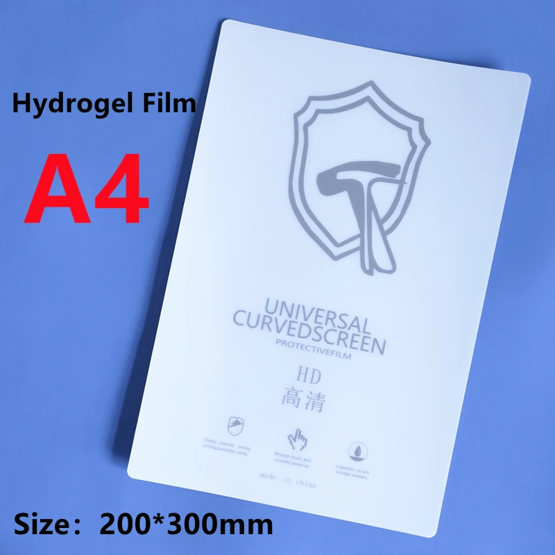 10pcs A4 HD Hydrogel Film For Blade Cutting Machine Screen Protector For All iPad LCD Screen Universal Film Scratch Proof TPU