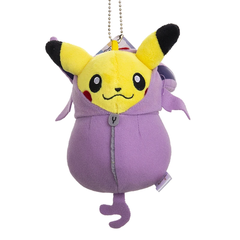 6Pcs/Lot 15cm Size Pokemon Cute Plush Bulk Buy Anime Figure Pikachu Sleeping Bags of Various Colors Christmas Gift Keychain | Игрушки и