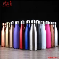 3505007501000ml stainles steel water bottle thermos insulated vacuum flask double wall cola water beer sport bottle