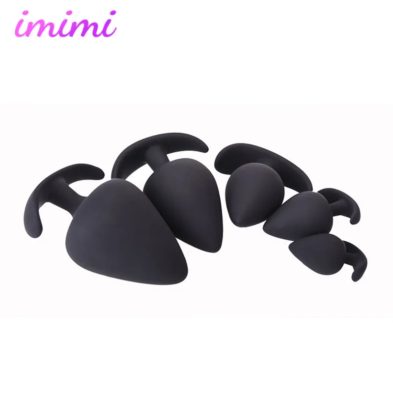 5 размеров маленькие и большие силиконовые Анальные бусины для ношения Анальная