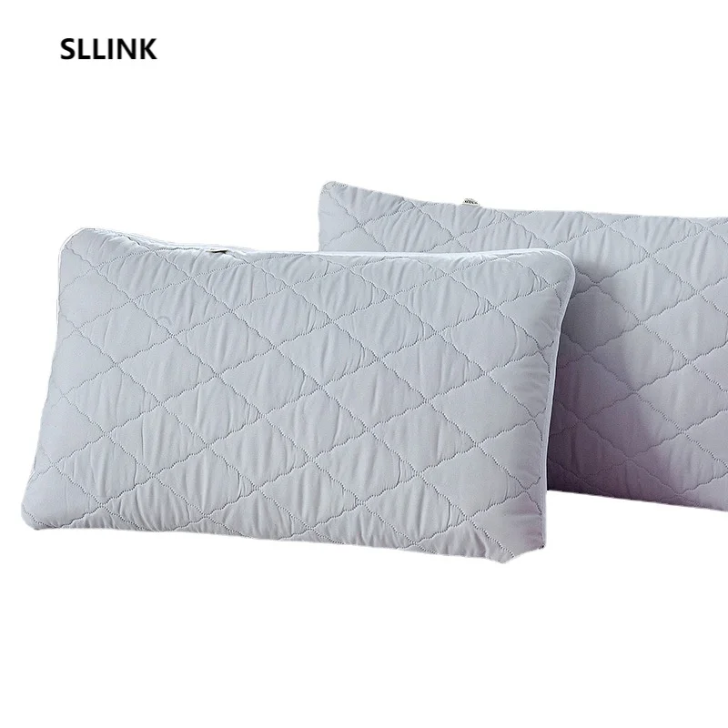 

2pcsQuilted Pillow Case Waterproof Saliva Pillowcase pillow s designer