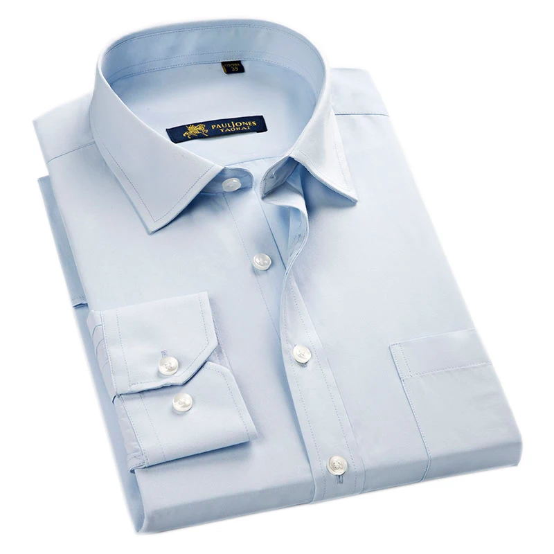 Приталенная Мужская рубашка с длинным рукавом брендовая модная дизайнерская