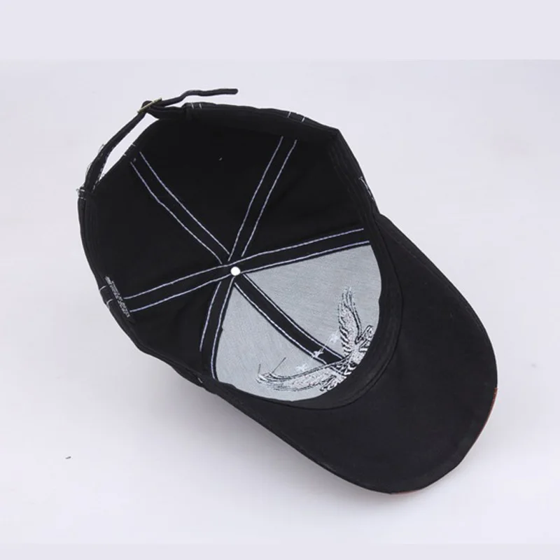 

New 3D Eagle Embroidery Baseball Cap Trucker Dad Cap Hip Hop Flat Along Snapback Hats Baseball Cap Lovers Cap For Men & Women