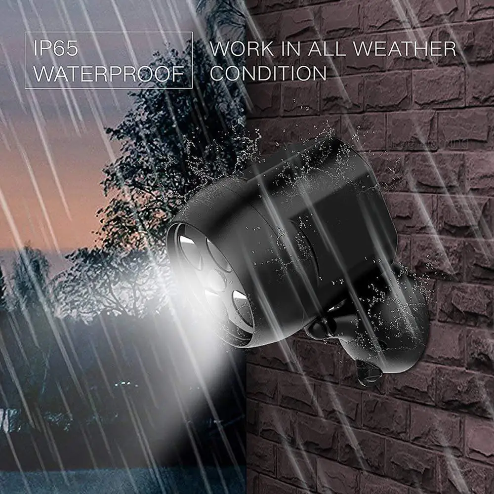NICLUX LED Outdoor Wall Lamp Garden Lighting Wireless Street Lights Motion Sensor Light For Corridor new | Лампы и освещение