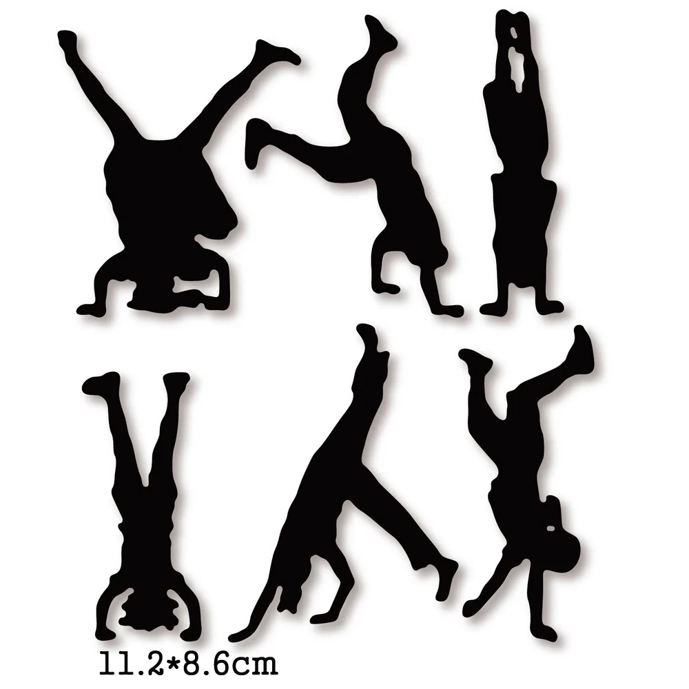 6 шт. танцевальный Мальчик Хип хоп 2020 новые металлические режущие штампы