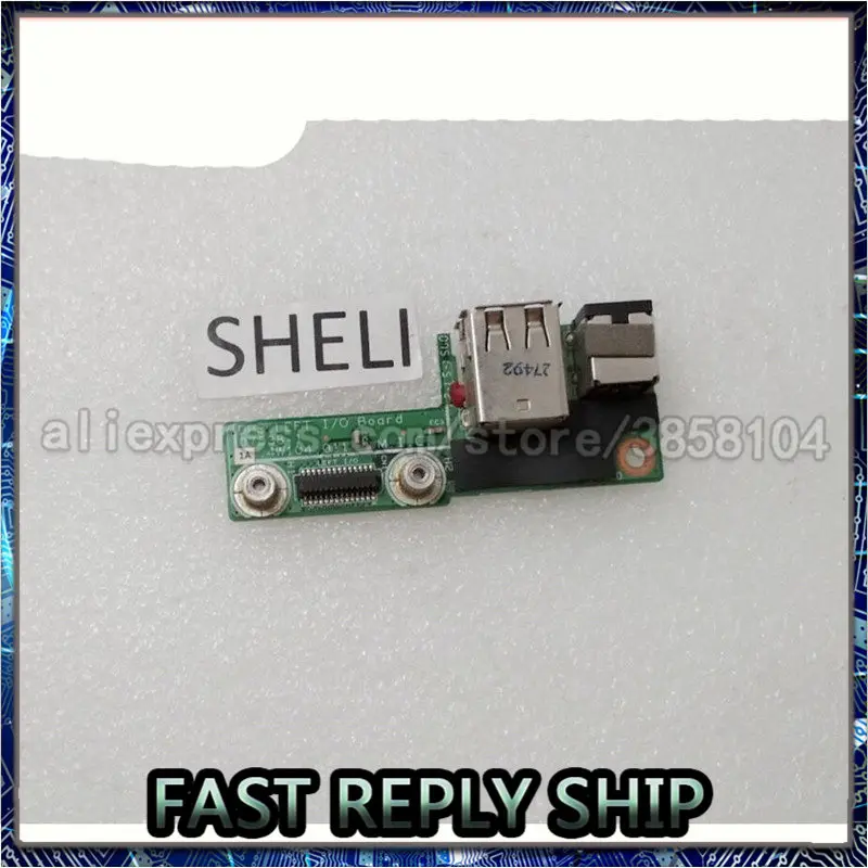 

Плата питания SHELI для DELL M1530 1530 PP28L, USB, 48, 4w104, 011