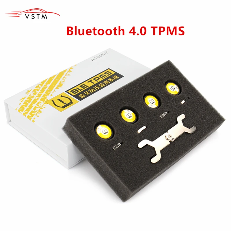 Android TPMS Bluetooth 4 0 Универсальный внешний датчик давления в шинах Поддержка IOS