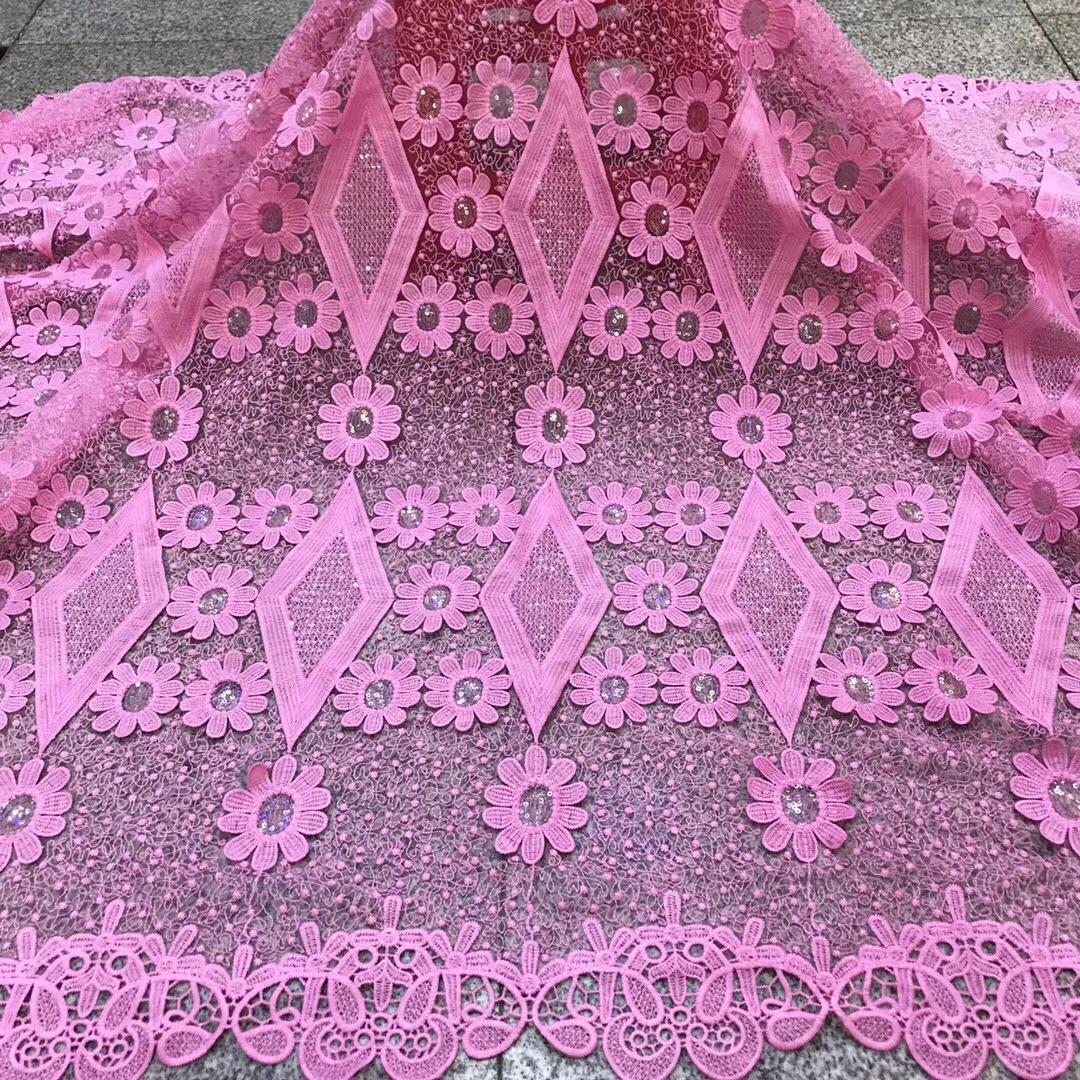 

Latest French Velvet Laces Fabric 2020 High Quality African Lace Fabric For Wedding Nigerian Tulle Lace Material