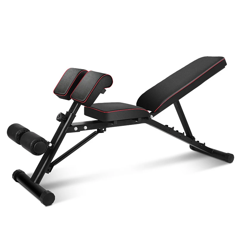 MK4020661 Dumbbell Stool Bench Multifunctional Sit-Up Board Indoor Fitness Roman Chair Stainless Steel Pipe Abdominal Boards