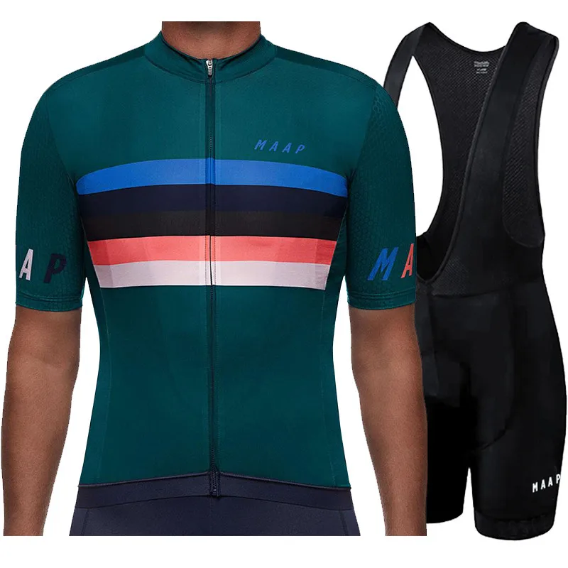 Sets Maap pro team версия Велоспорт Джерси Сверхлегкий короткий рукав НАБОРЫ mtb велосипед camisa ciclismo Майо эластичная лента шорты - Цвет: Sets