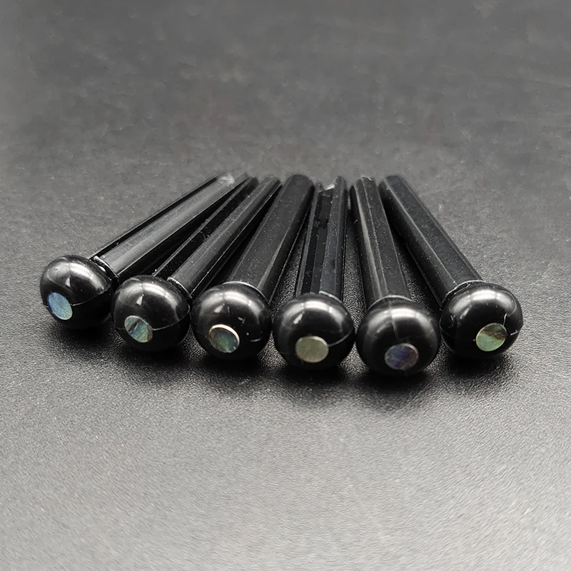 6 шт Пластик гитара мост булавки с красочные ушка горошек ABS гитары Запчасти