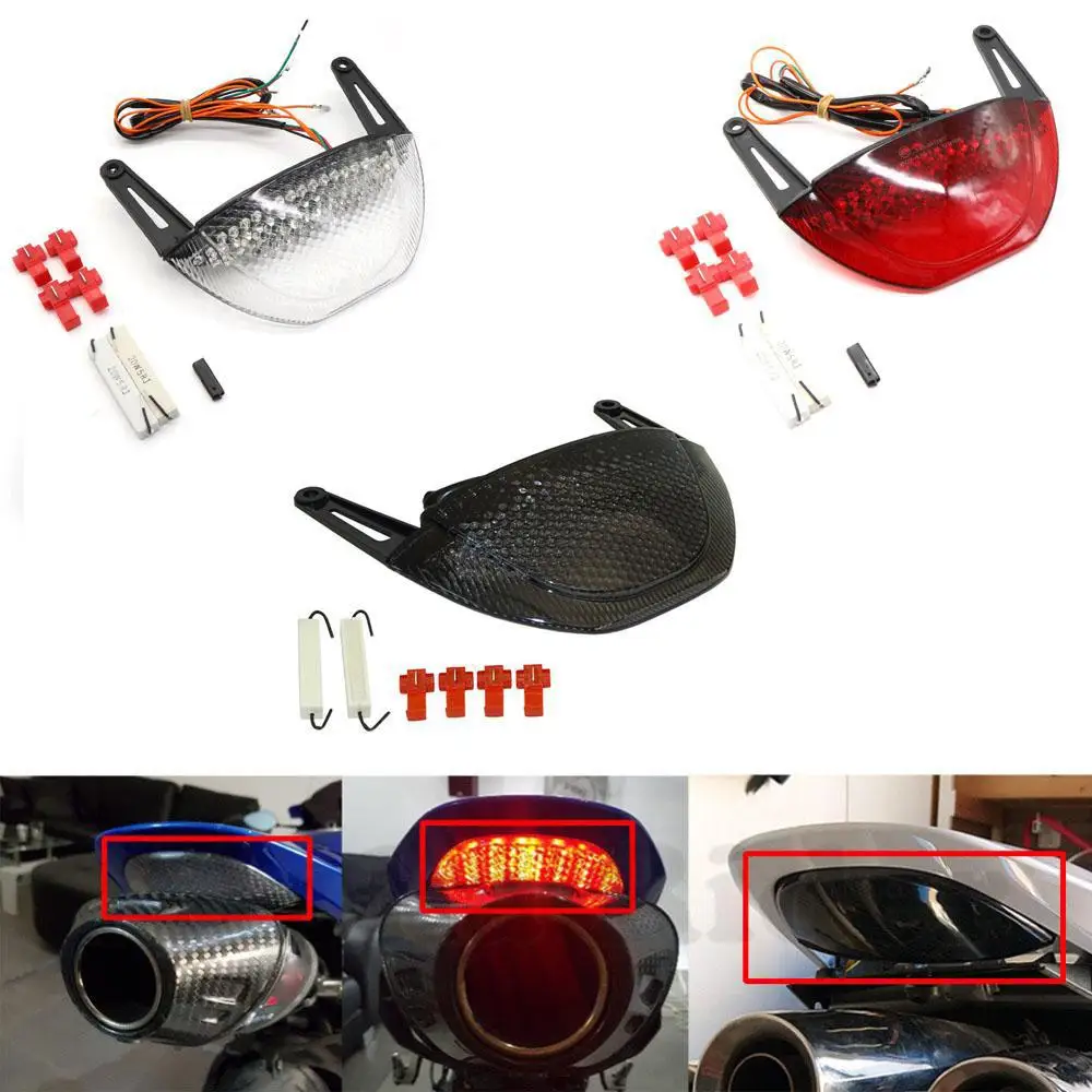 

Motorcycle Rear Tail Light Brake Turn Signal Integrated LED Taillight for HONDA CBR600RR 08-12