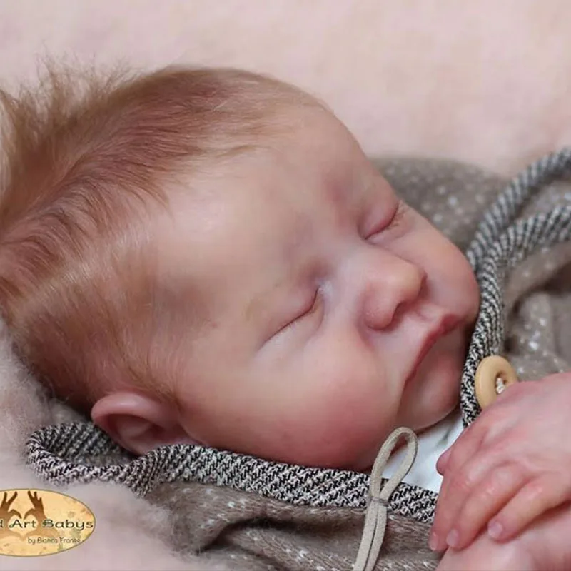 

Reborn Baby Doll kit 21inches Lifelike Newborn Baby doll mould with fabric body Unfinished Doll Parts for bebe reborn