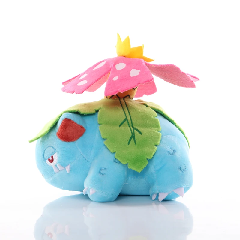 1 шт. 15 см Venusaur плюшевые игрушки кукла кавайная мультяшная кулон Мягкие для детей