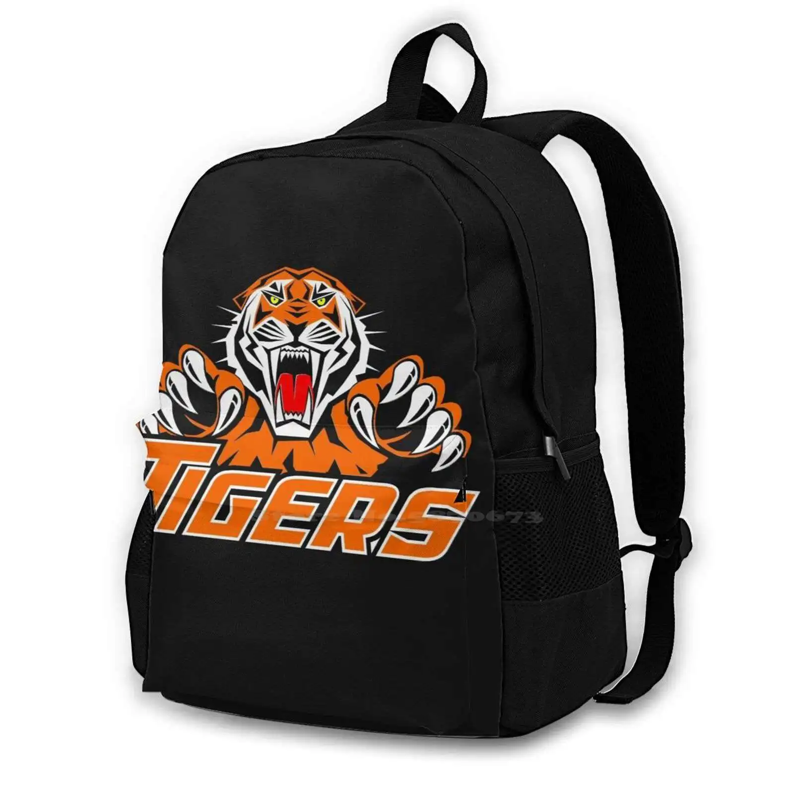 Vinson Tigers Football New Arrivals Satchel Schoolbag Bags Backpack Tiger Tigers Animal Animals Cute Football Clemson Ocean