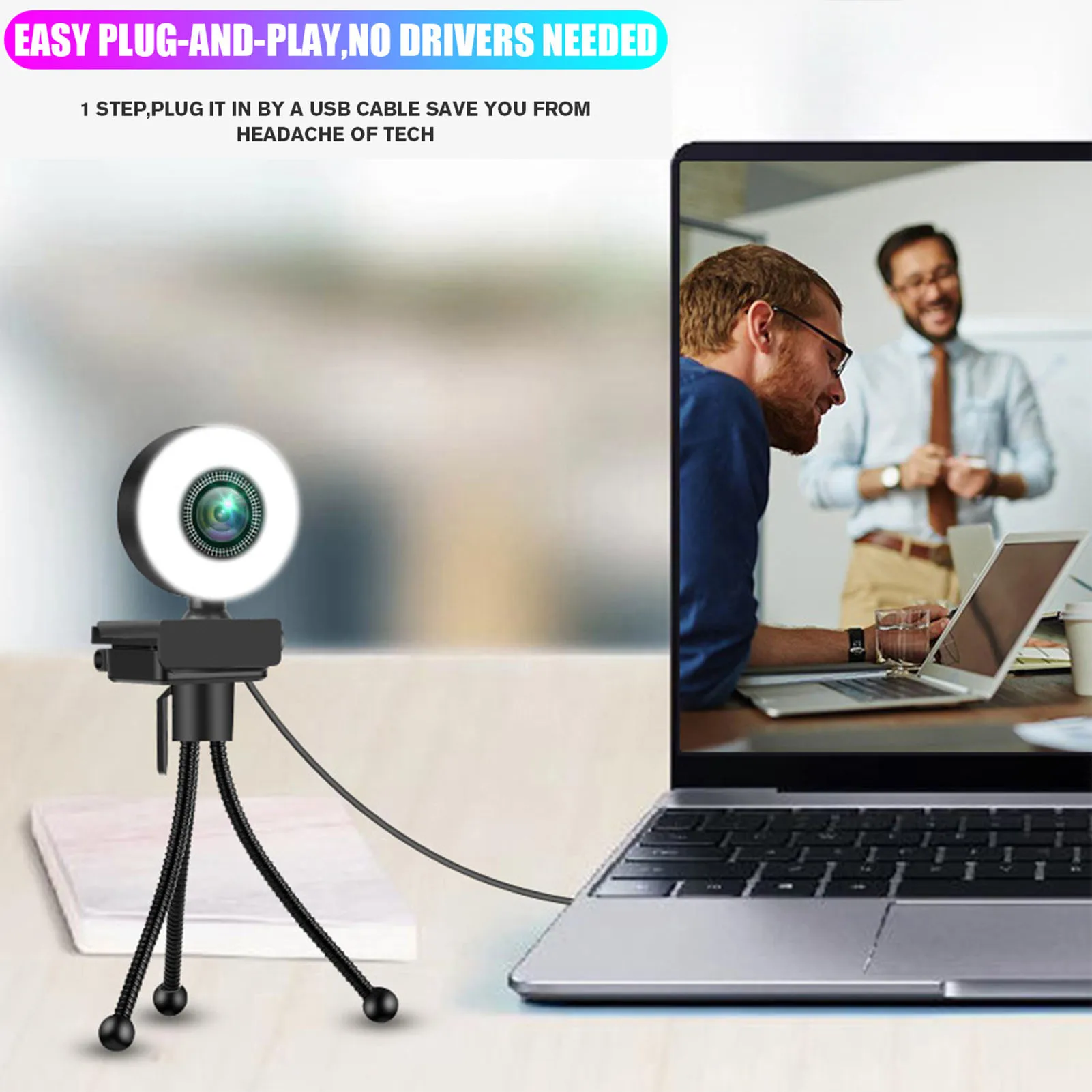 

Multifunctional 4K HD USB Mini Ringlight For Makeup Live Fill Light Ring Light LED Dimmable YouTube Lamp Photo Video Camera