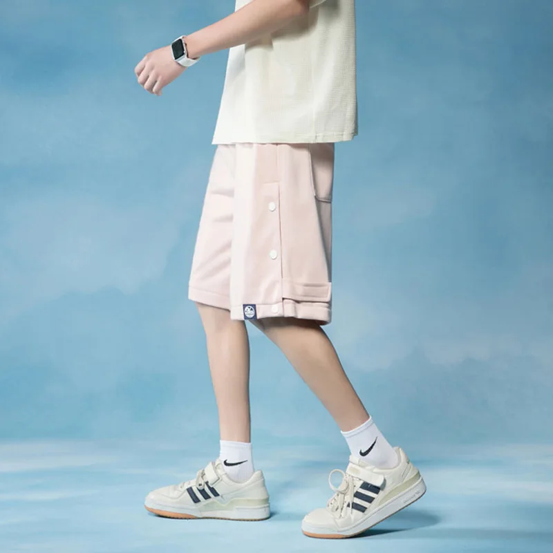 

Women's Summer Pants Casual Comfortable All-Match Shorts Buttoned Sports Jogging Men's Streetwear Trend Drawstring Shorts