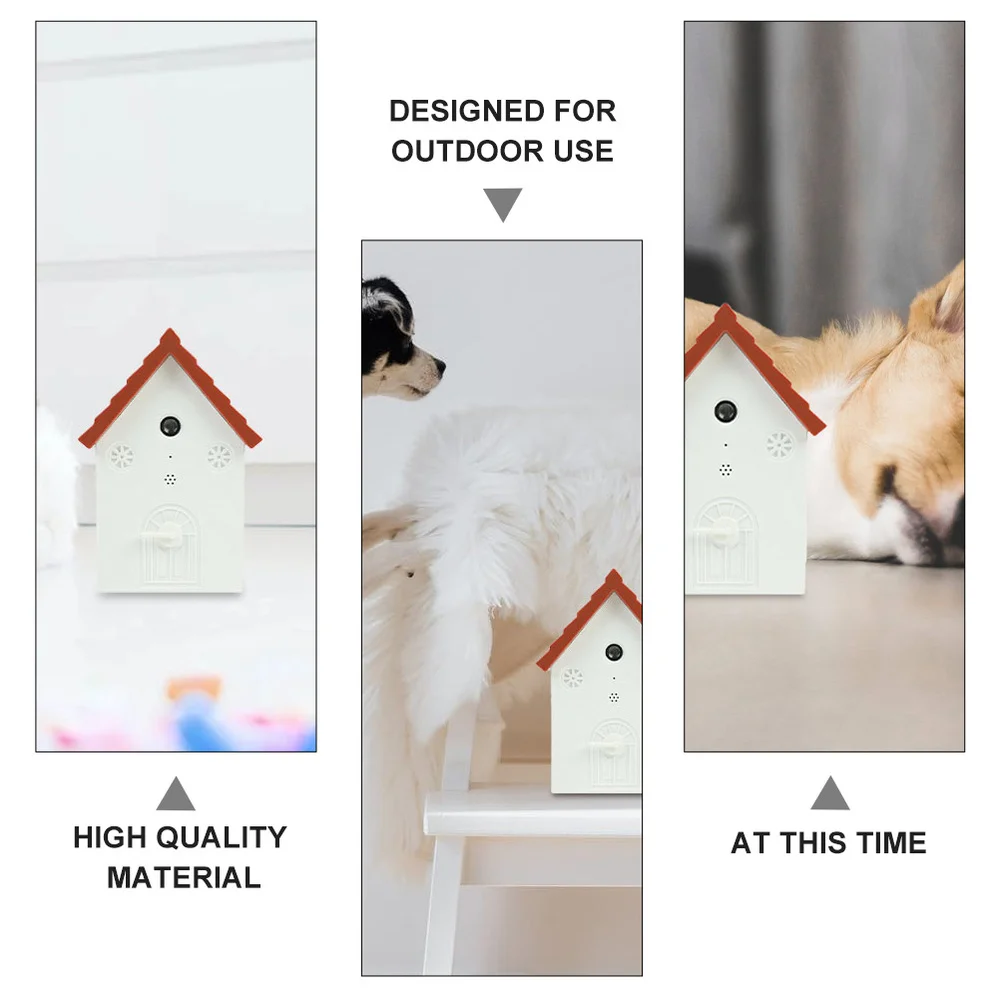 

Bark Control Device Waterproof Outdoor Sonic Barking Deterrent Silencer