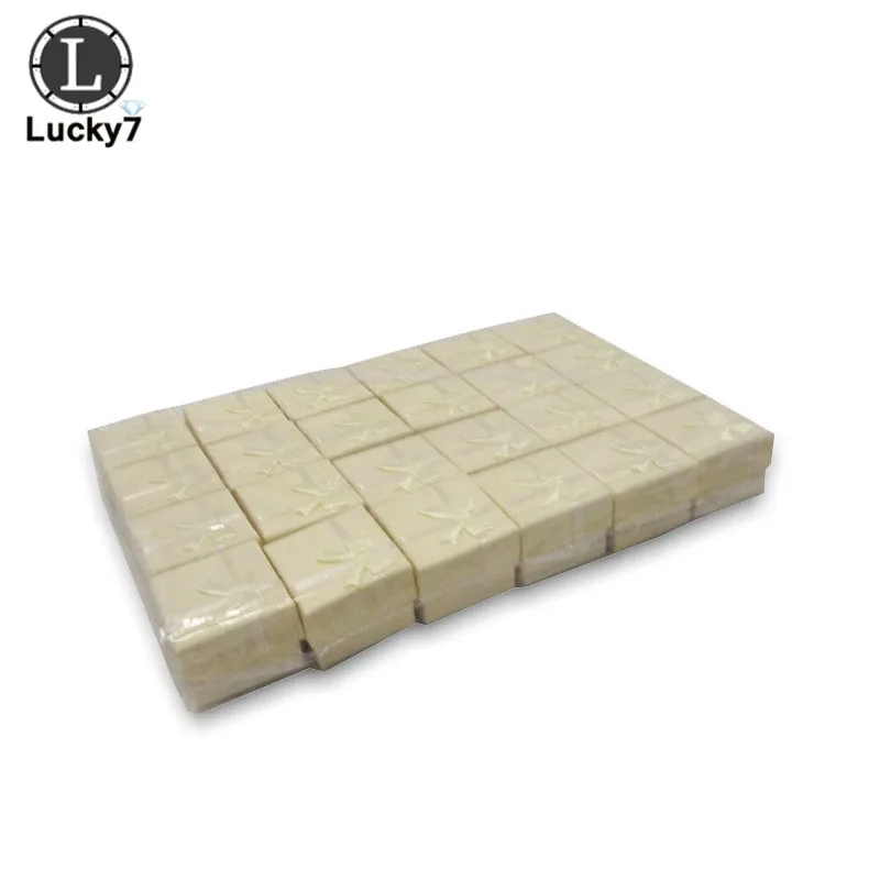 Yellow 48 шт./лот, модная шкатулка для ювелирных изделий, мульти кольца цвета, подарочная упаковка для ювелирных изделий, серьги, держатель, чехол, 4*4*3 см - Цвет: Yellow
