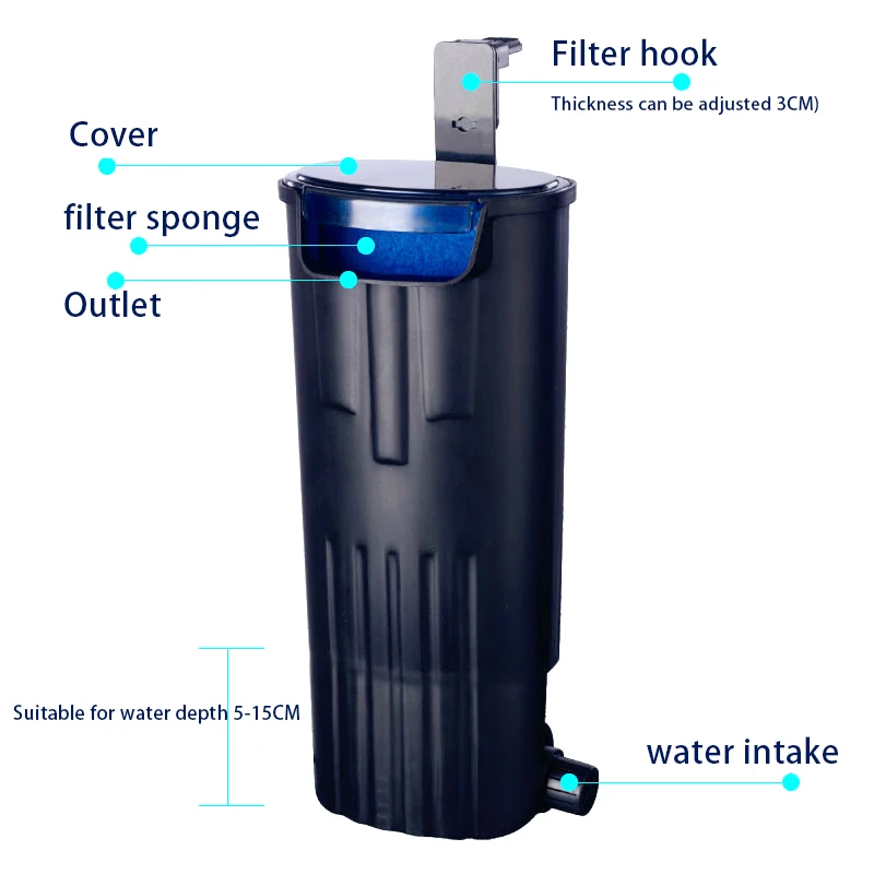 

Фильтры для низководного аквариума для черепахи, аквариум с циркуляцией воды водопада, 2019 г.