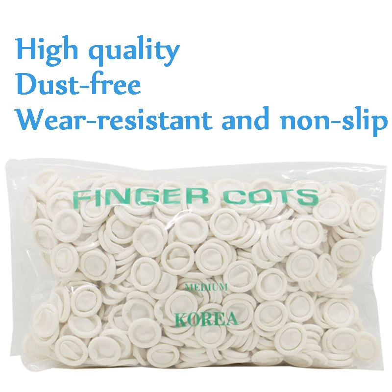 130 шт./компл. напальчники натуральный латекс портативные многофункциональные