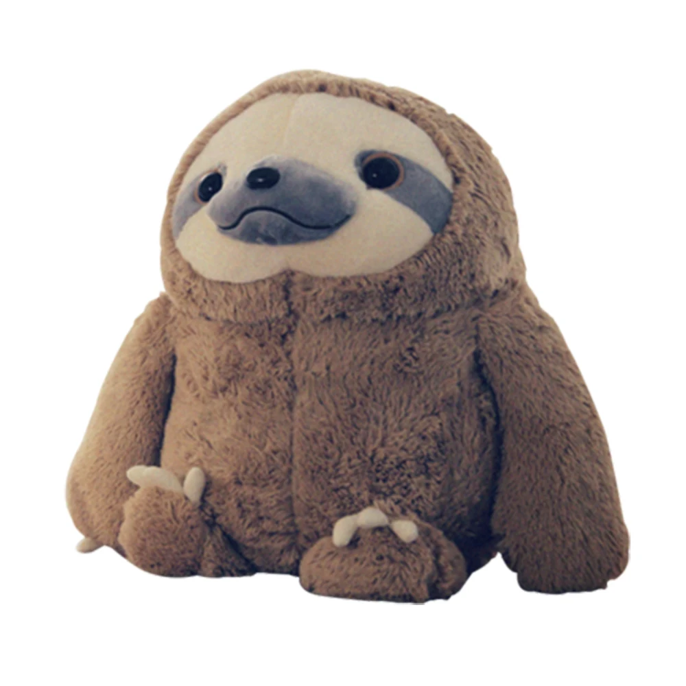 

Cute sloth stuffed toy doll creative plush doll star brown white 40cm expression cute