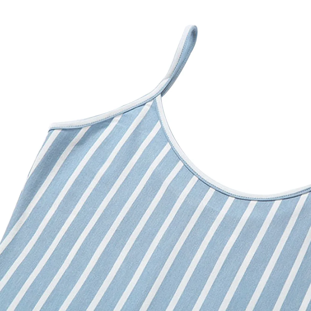 

Sleeveless Strap Striped Jumpsuit Rompers Trousers 2020 New Sexy Women Bodycon Shorts Pants Summer Causal Jumpsuit Sports Wear