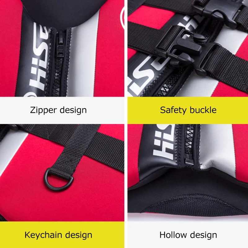 Спасательный жилет Hisea плавучий спасательный из неопрена и хлопка EPE для взрослых