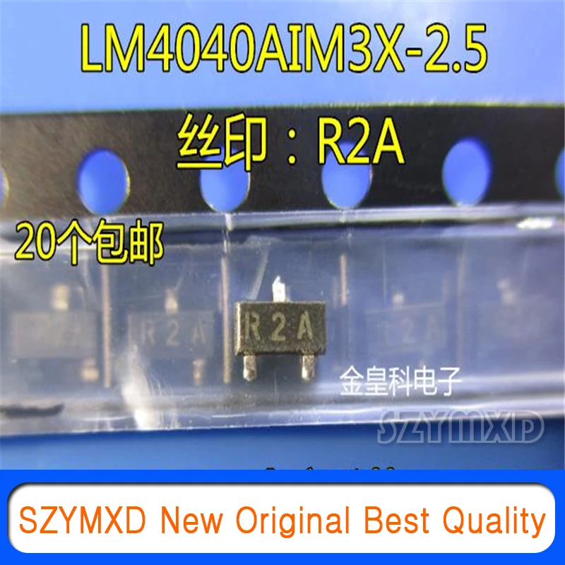 

10Pcs/Lot New Original LM4040AIM3X-2.5 LM4040 SOT23-3 silk screen R2A voltage reference In Stock