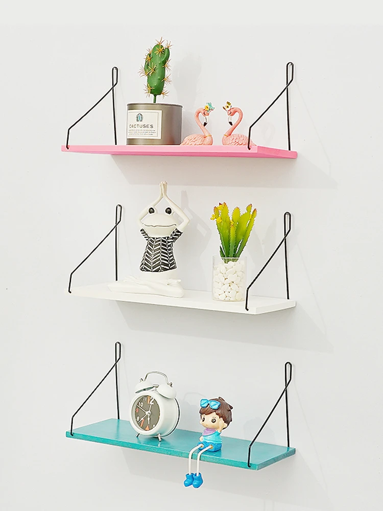 Настенное украшение для детской комнаты полка без перфорации спальни гостиной