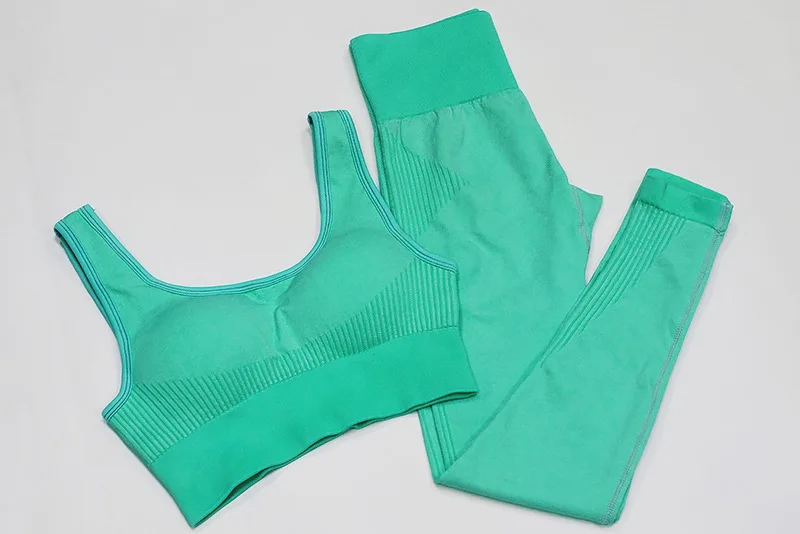 

Sexesfit women's training bodysuit ins hot selling 2-piece seamless slim Yoga suit running fitness suit