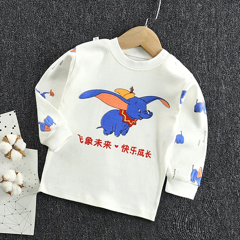 Boys Girls Cartoon Long Sleeve T Shirts Summer Baby Boys Cotton Clothes T Shirts Children Printed Tops Tees Kids Clothing 18M-5T - Цвет: 05