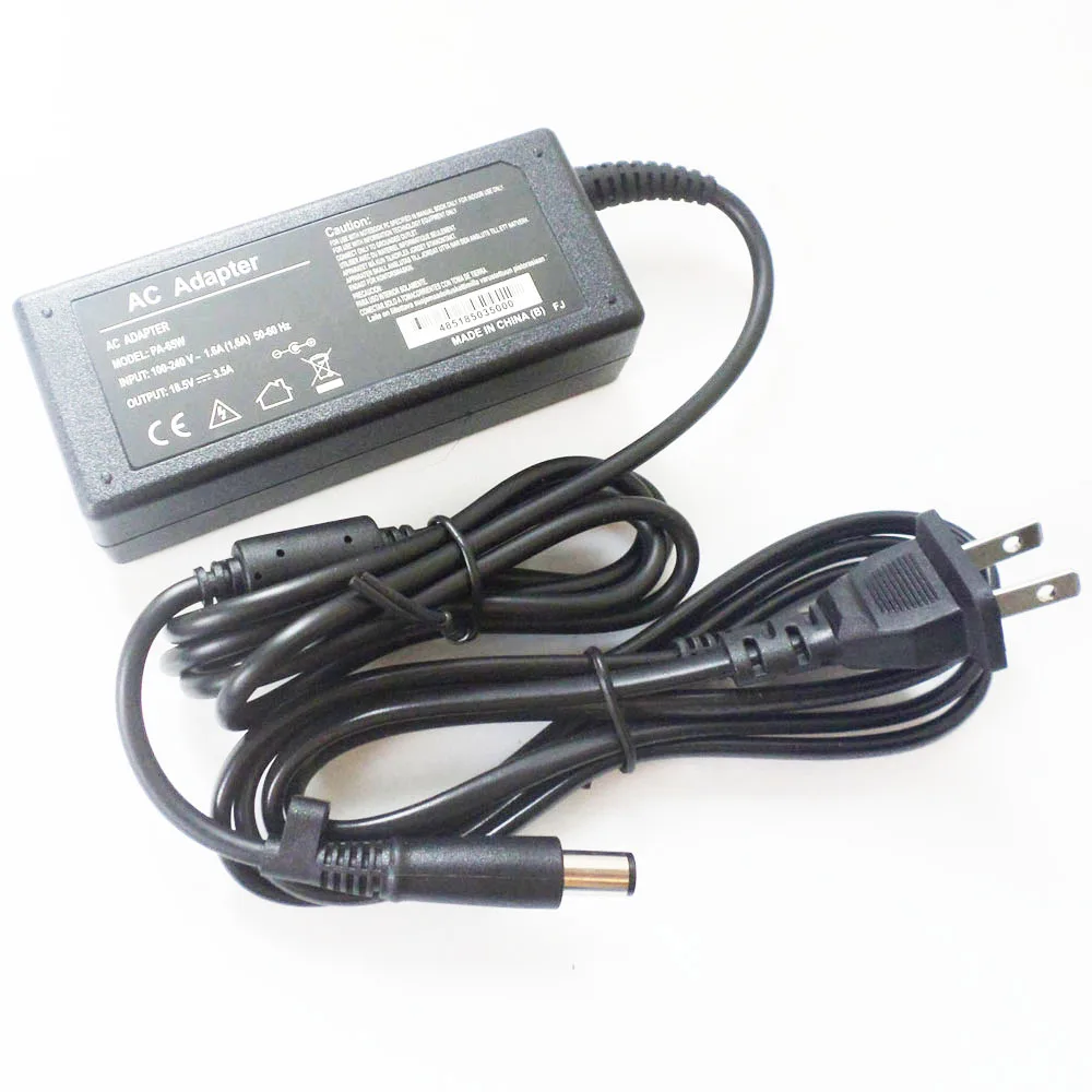 

New 18.5V 3.5A 65W AC Adapter Battery Charger Power Supply Cord For HP 2710p 2730p 2740p ED494AA 463552-004 384021-001 Laptop