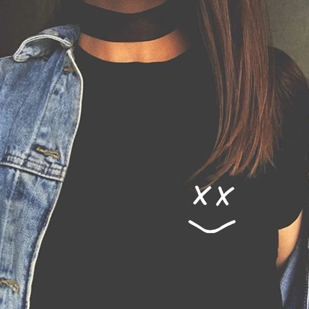 

Women Pocket T-Shirt Unisex One Direction Harajuku Tee Shirt Femme Summer Female Top graphic tees S-XXXL