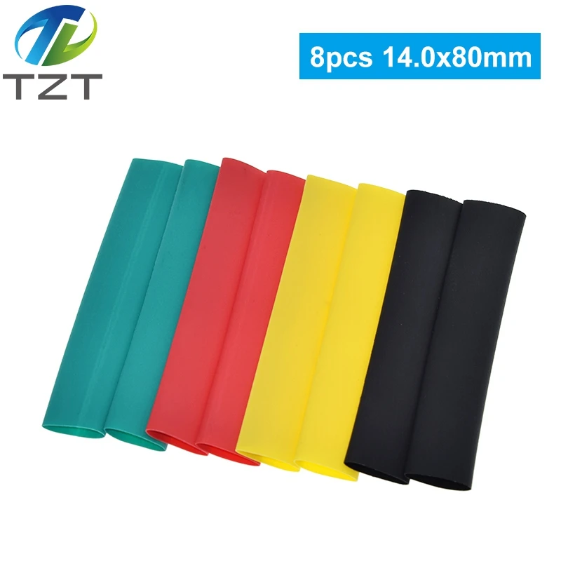 Набор полиолефиновых термоусадочных трубок в ассортименте 164 шт. изолированные