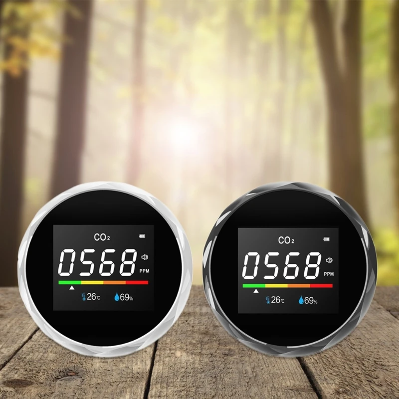 

Air Quality Testing New Co2 Gas Detector Multifunctional Carbon Dioxide Meter Air Quality W/Backlight Lcd Display Smart Reminder